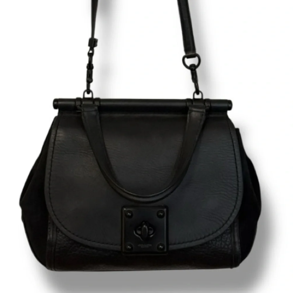 ❌❌SOLD❌❌Coach Suede & Leather Drifter Multiway Bag - Picture 5 of 10